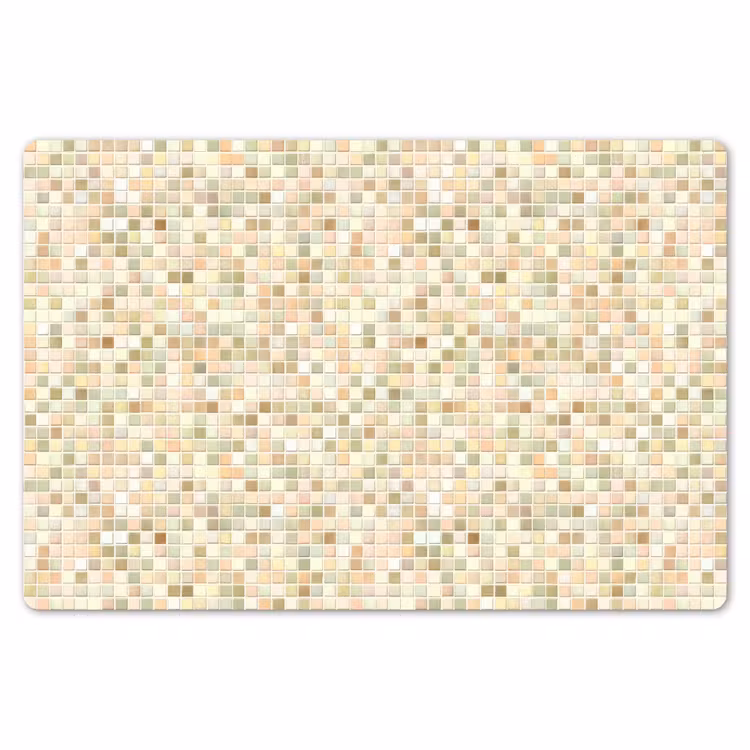 Placemat - 6 stuks - Mozaïek - Patroon - Beige — 7