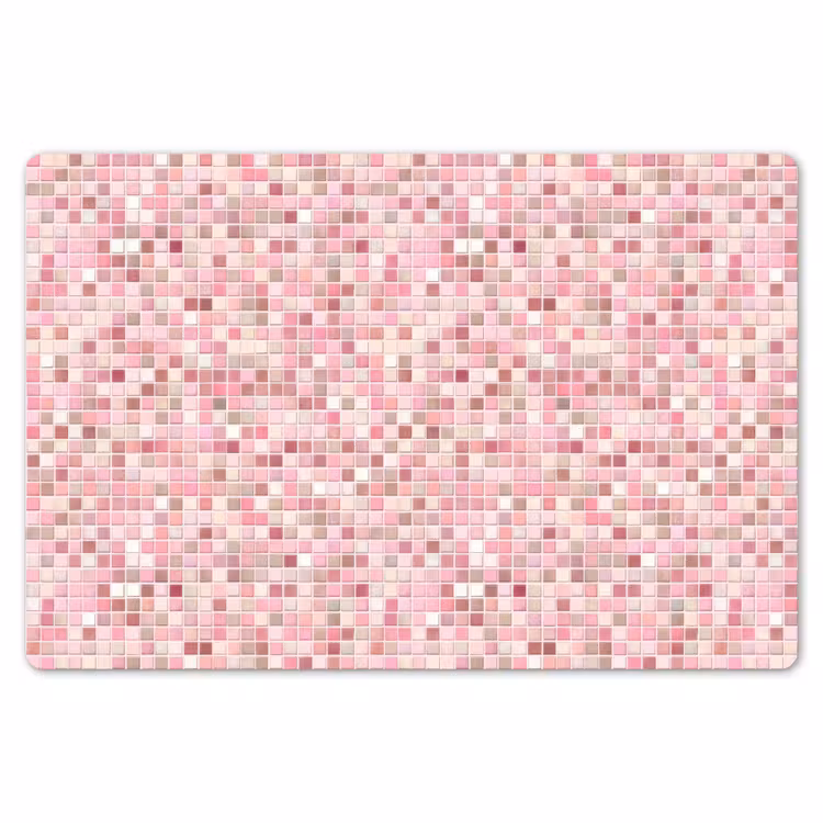 Placemat - 6 stuks - Mozaïek - Patroon - Roze — 7