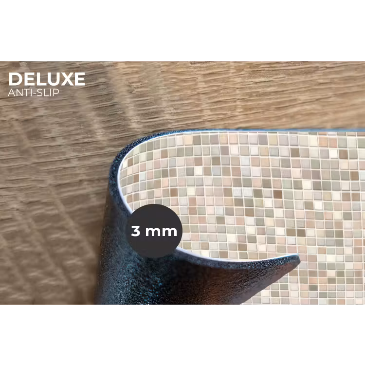 Placemat - 6 stuks - Mozaïek - Patroon- Taupe — 4