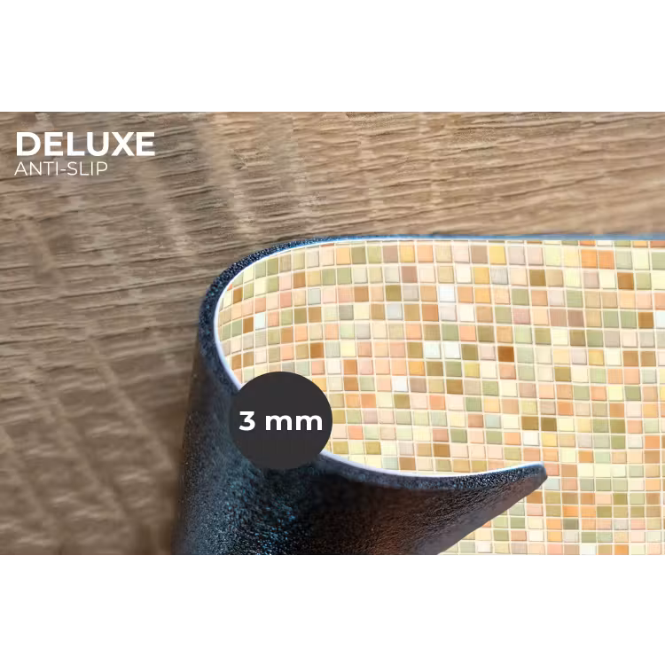 Placemat - 6 stuks - Mozaïek - Patroon - Terracotta — 4