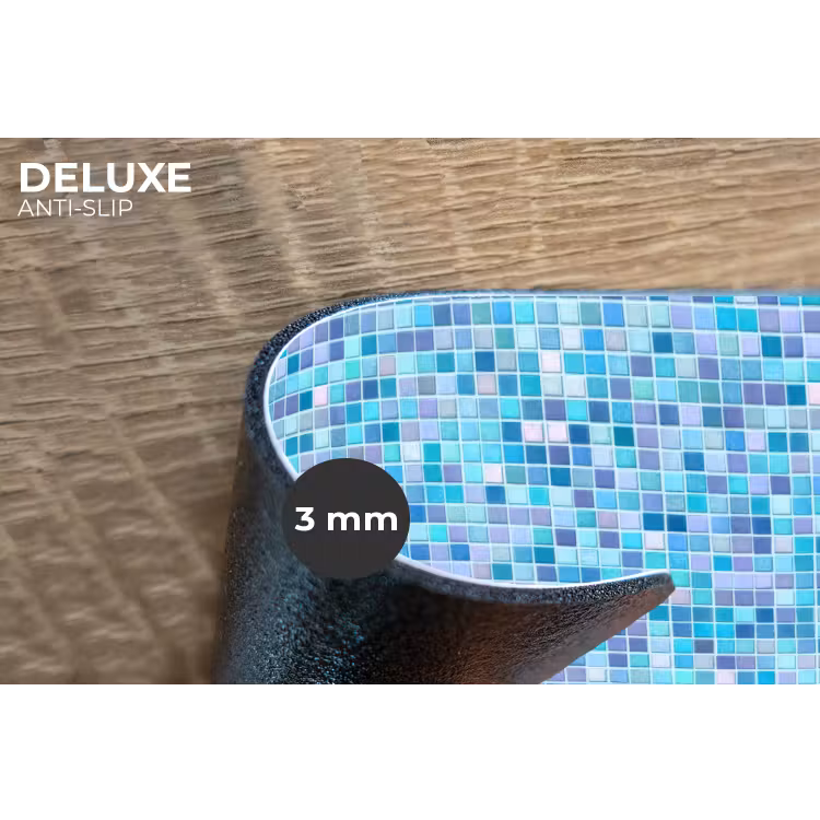 Placemat - 6 stuks - Mozaïek - Patroon - Turquoise — 4