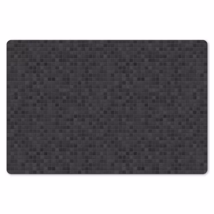 Placemat - 6 stuks - Mozaïek - Patroon - Zwart — 7