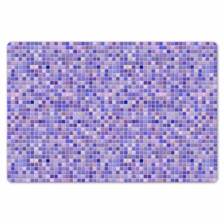 Placemat - 6 stuks - Mozaïek - Tegels - Lila - Amethist — 7