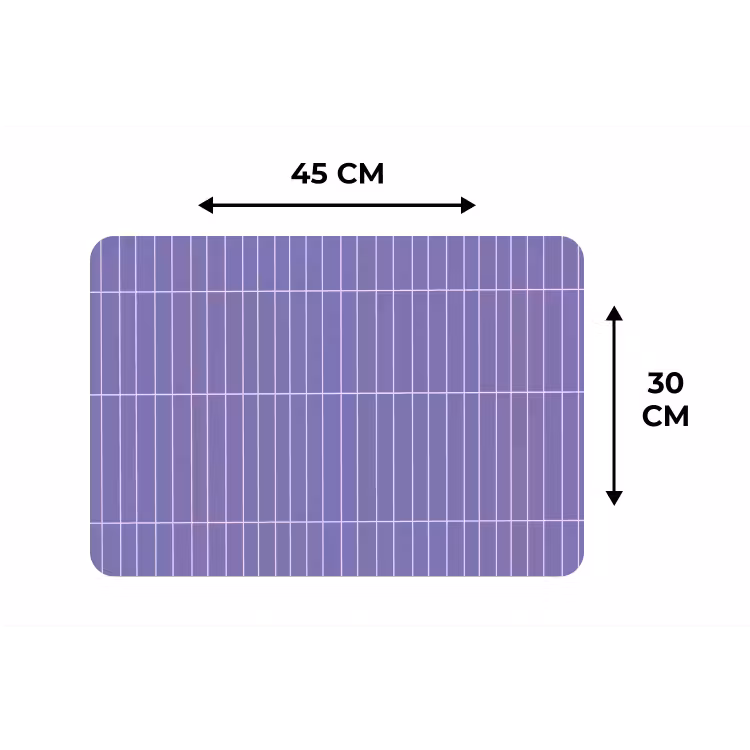 Placemat - 6 stuks - Patroon - Tegel - Lila — 3
