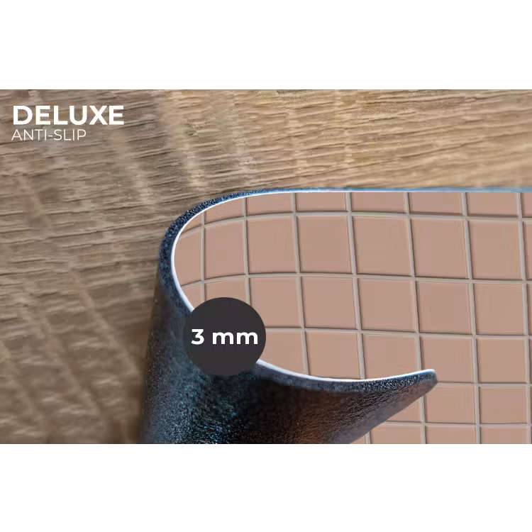 Placemat - 6 stuks - Patroon - Tegel - Oudroze — 4