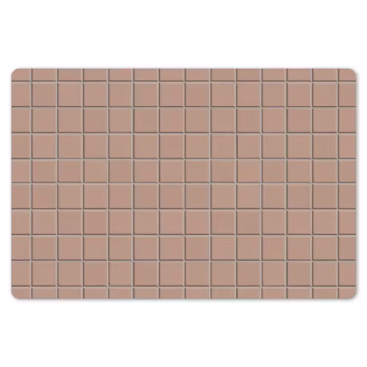 Placemat - 6 stuks - Patroon - Tegel - Oudroze — 7