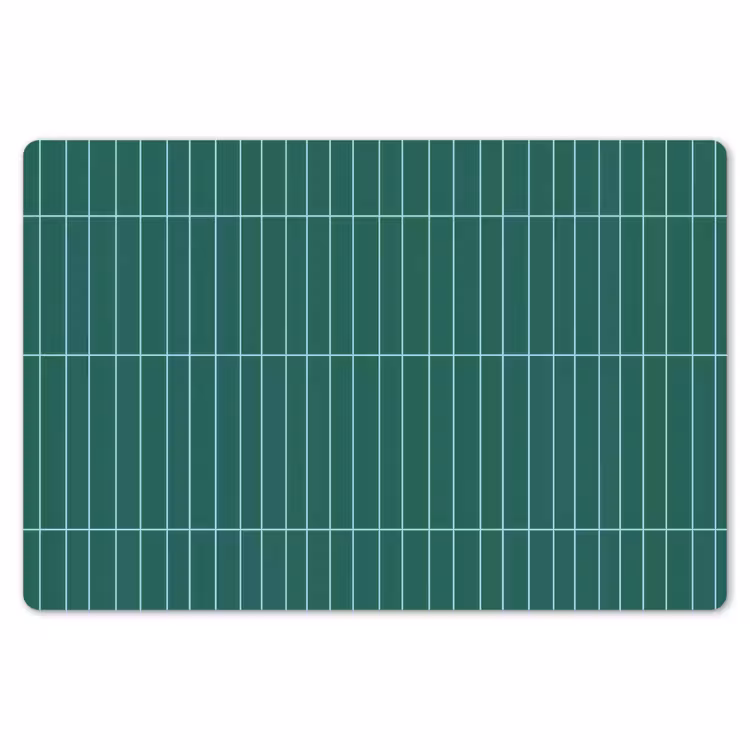 Placemat - 6 stuks - Patroon - Tegel - Saliegroen — 7
