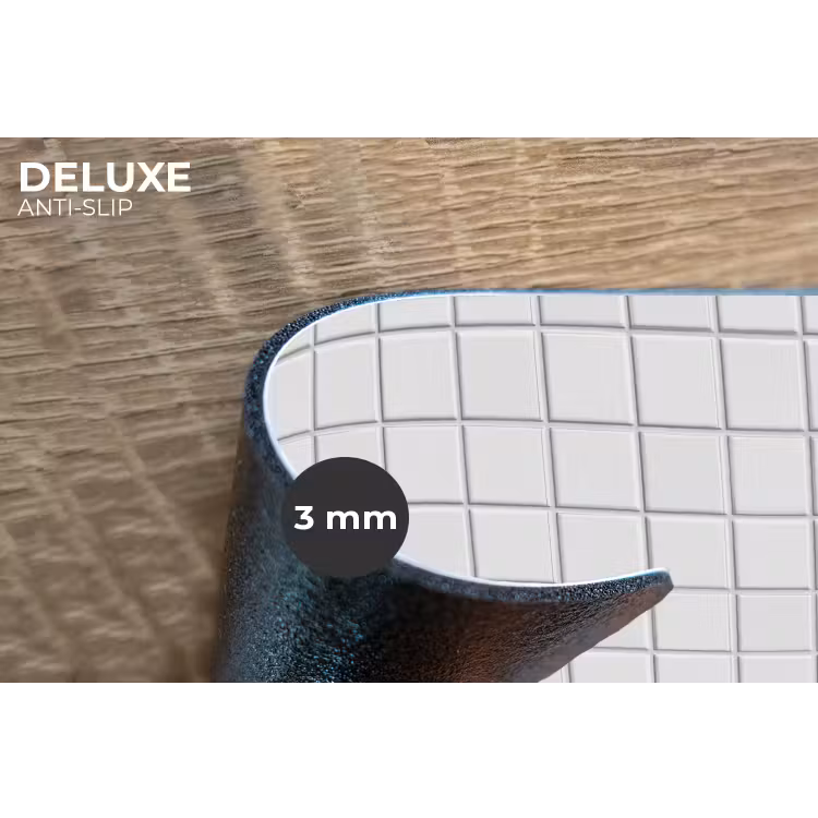 Placemat - 6 stuks - Patroon - Tegels - Grijs - Wit — 4