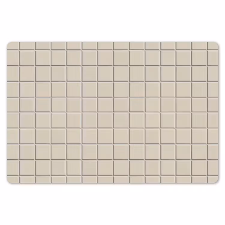 Placemat - 6 stuks - Patroon - Tegels - Taupe — 7