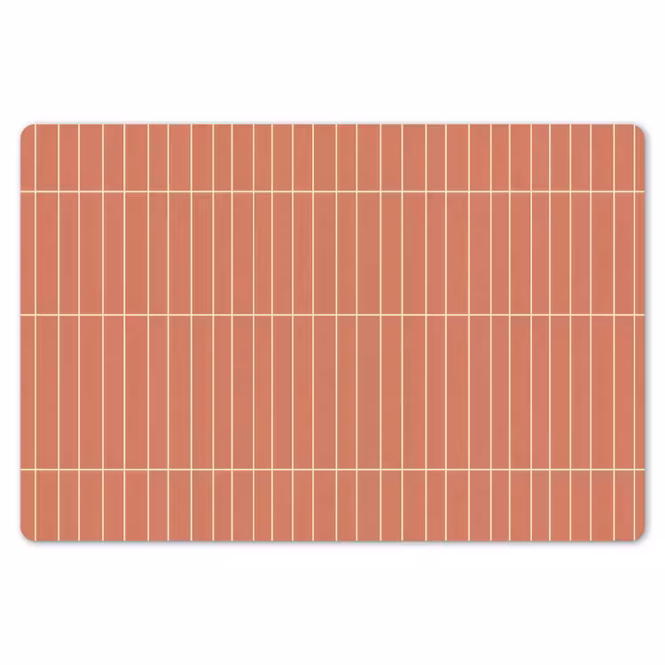 Placemat - 6 stuks - Patroon - Tegels - Terracotta — 7