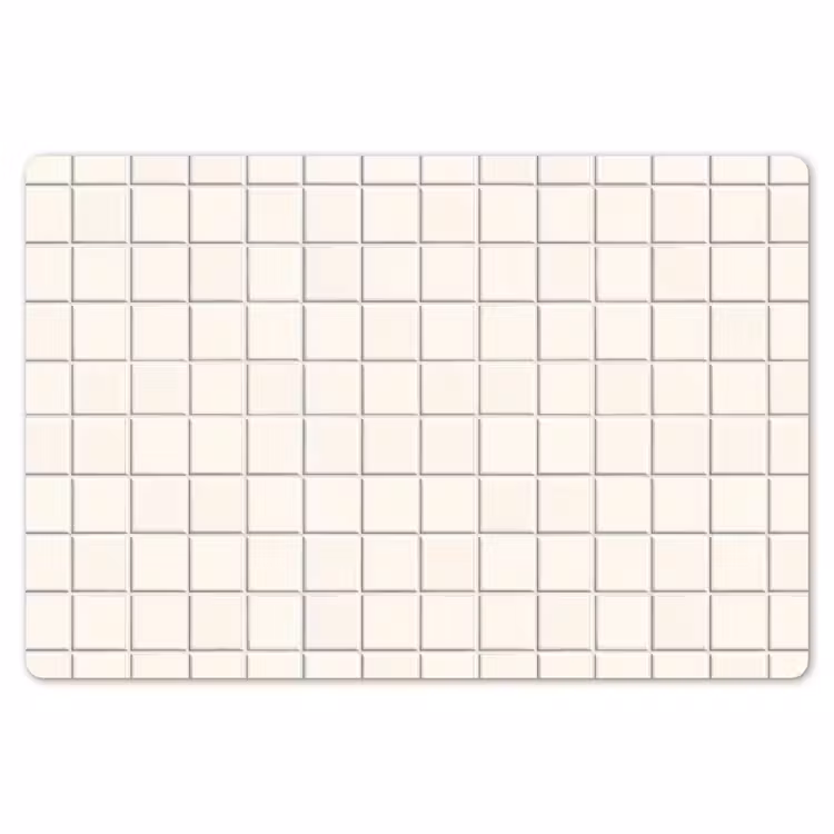 Placemat - 6 stuks - Patroon - Tegels - Wit — 7