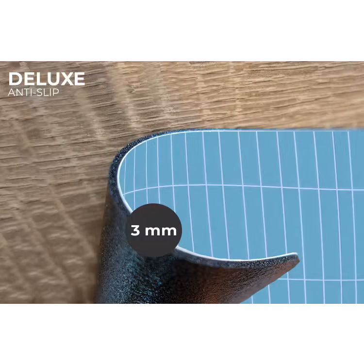 Placemat - 6 stuks - Tegel - Langwerpig - Patroon - Blauw — 4