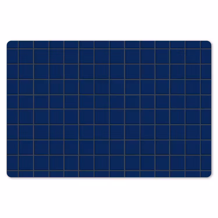 Placemat - 6 stuks - Tegel - Patroon - Blauw — 7