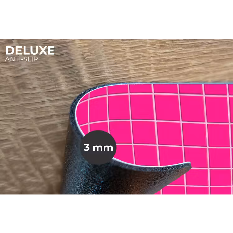 Placemat - 6 stuks - Tegels - Vierkant - Fuchsia — 4