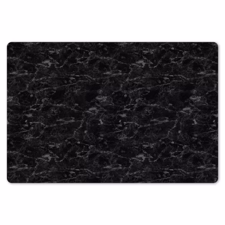 Placemat - 6 stuks - Marmer - Aders - Zwart — 7