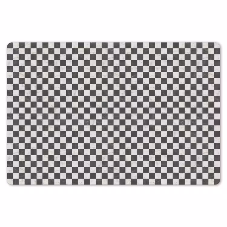 Placemat - 6 stuks - Marmer - Patroon - Grijs — 7
