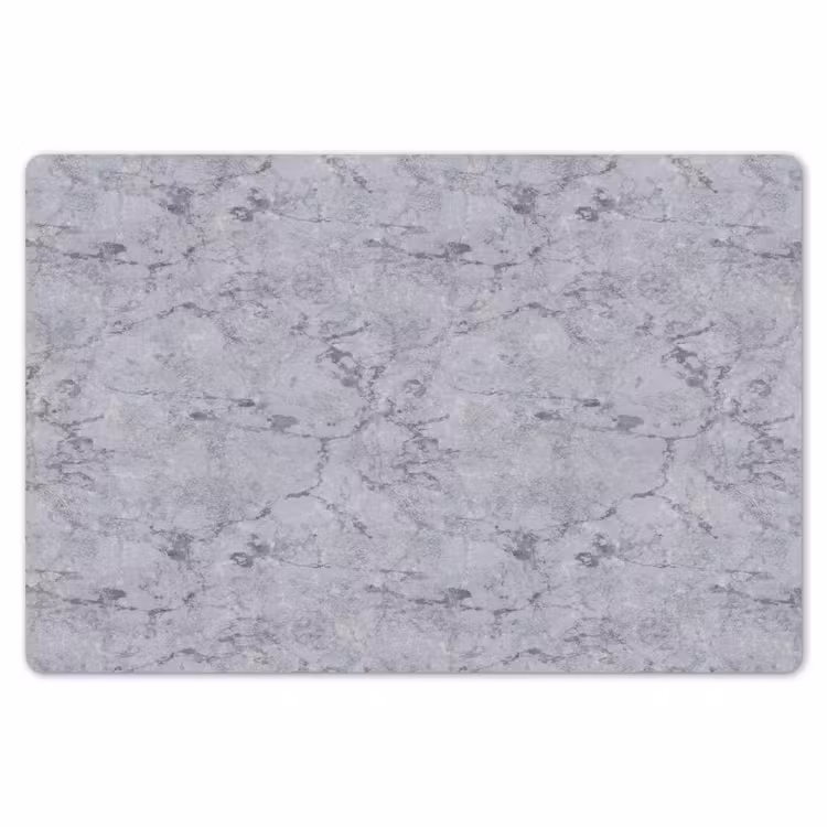 Placemat - 6 stuks - Marmerplaat - Patroon - Grijs — 7