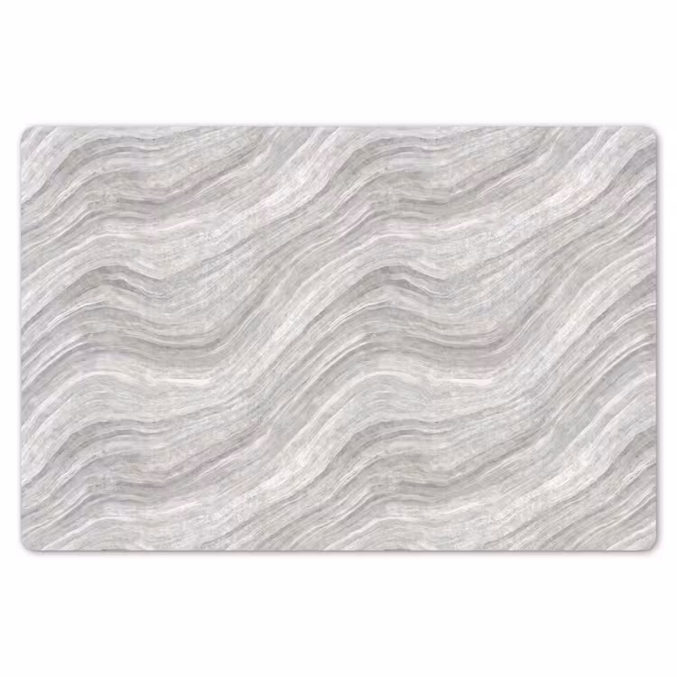 Placemat - 6 stuks - Patroon - Helder - Wit - Grijs — 7