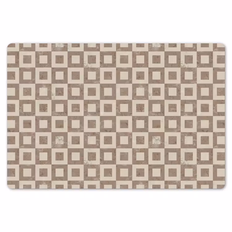 Placemat - 6 stuks - Patroon - Marmer - Beige — 7