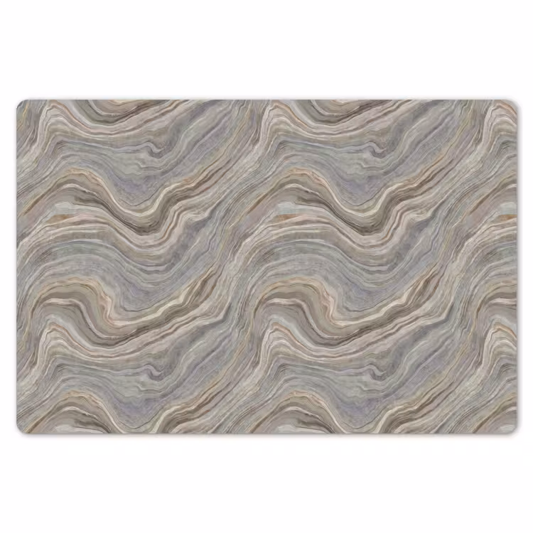 Placemat - 6 stuks - Patroon - Sereen - Paars - Groen — 7