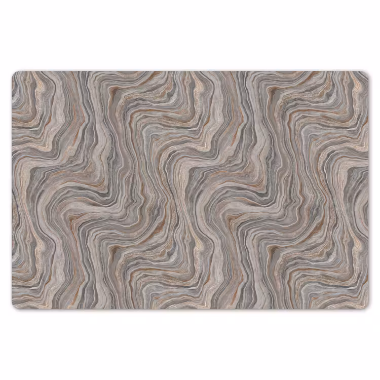 Placemat - 6 stuks - Patroon - Textuur - Grijs — 7