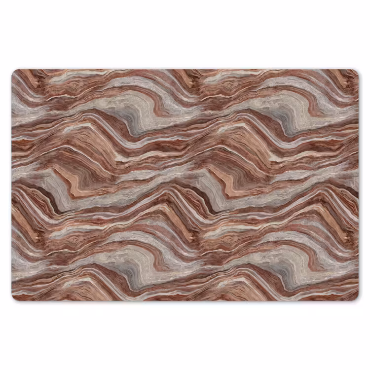 Placemat - 6 stuks - Patroon - Zandsteen - Travertijn — 7