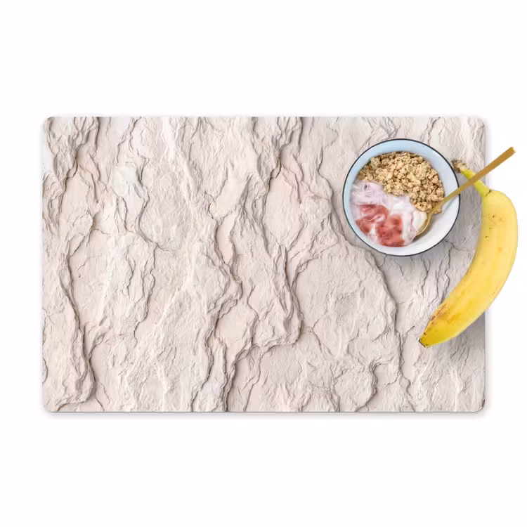 Placemat - 6 stuks - Rots - Structuur - Natuur - Beige - Abstract — 1