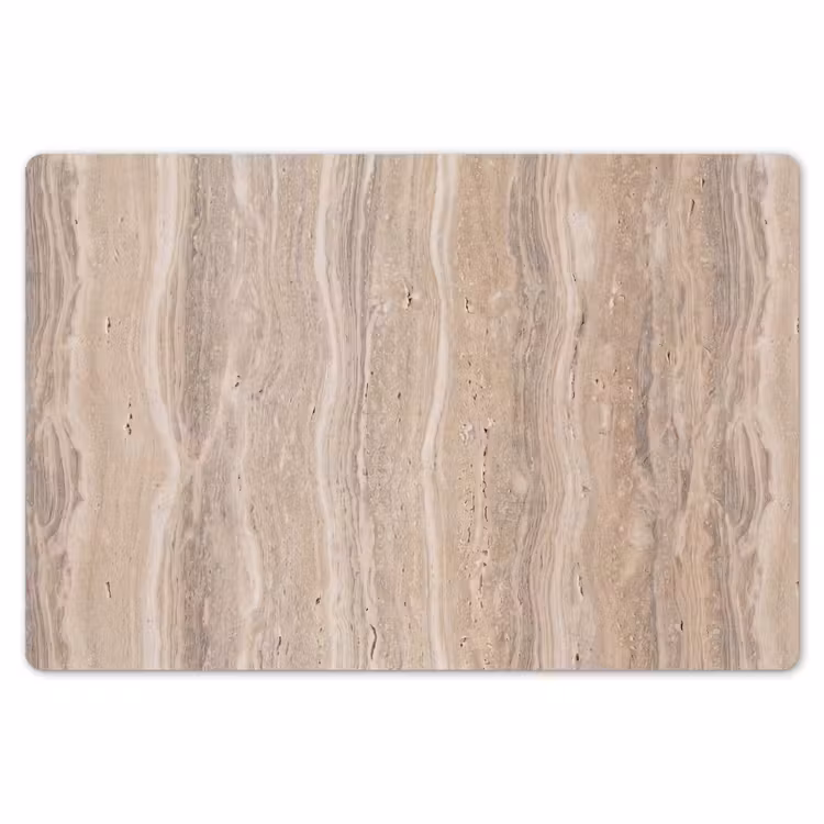Placemat - 6 stuks - Steen - Patroon - Textuur - Natuurlijk - Beige — 7