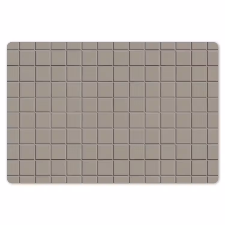 Placemat - 6 stuks - Tegel - Patroon Kiezel - Grijs — 7