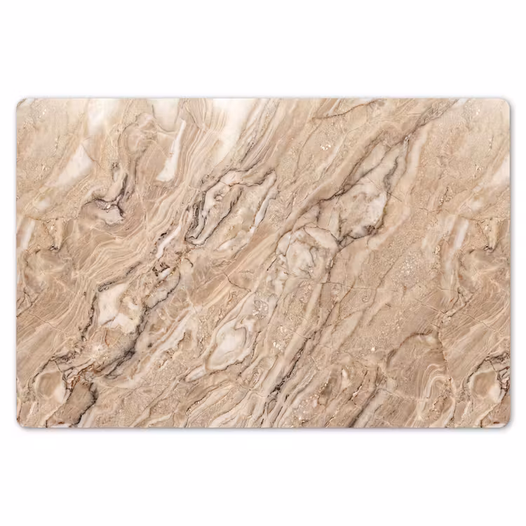 Placemat - 6 stuks - Textuur - Aders - Abstract - Modern - Beige — 7