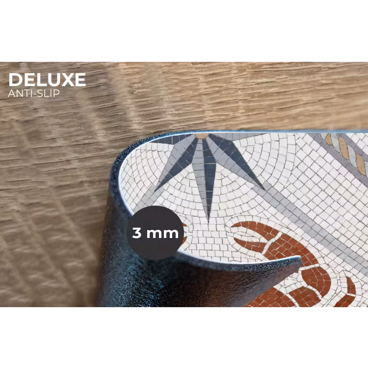 Placemat - 6 stuks - Dier - Mozaïek - Zee - Klassiek - Bruin — 4