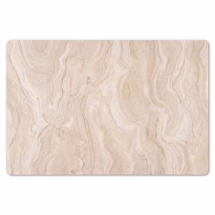 Placemat - 6 stuks - Marmer - Patroon - Beige - Steen - Abstract — 7