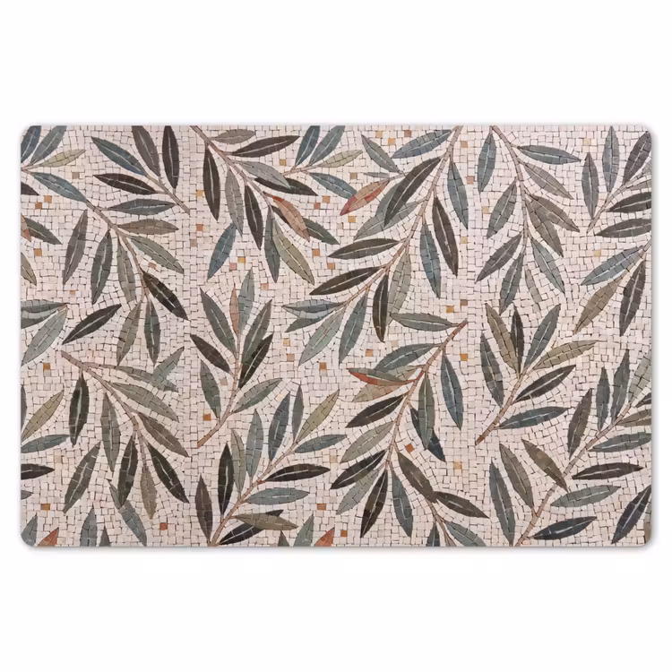Placemat - 6 stuks - Plant - Blad - Mozaïek - Groen — 7