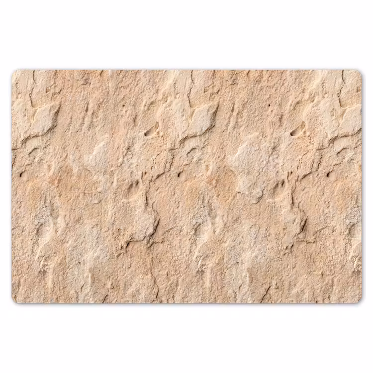 Placemat - 6 stuks - Textuur - Steen - Natuur - Beige — 7