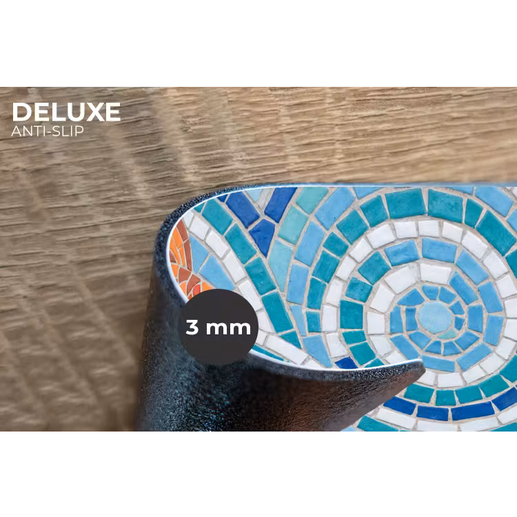 Placemat - 6 stuks - Vis - Mozaïek - Water - Decoratief - Blauw — 4