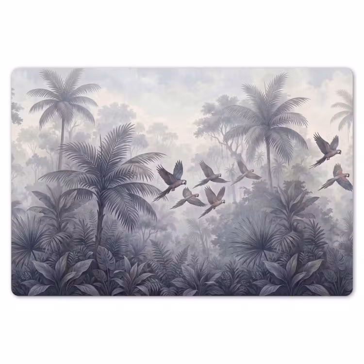 Placemat - 6 stuks - Vogel - Vliegend - Jungle - Vintage - Dieren — 7