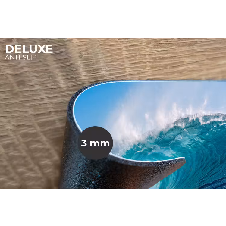 Placemat - 6 stuks - Golf - Oceaan - Water - Dynamisch - Blauw — 4