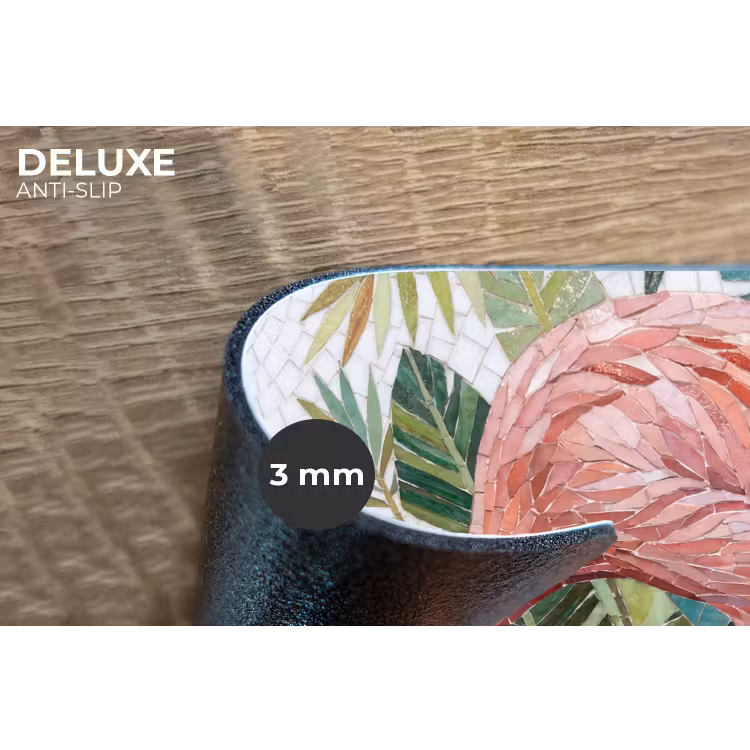 Placemat - 6 stuks - Natuur - Bladeren - Abstract - Groen - Vogel — 4