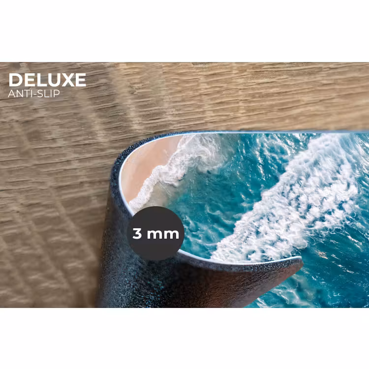 Placemat - 6 stuks - Zee - Strand - Golven - Natuur - Blauw — 4