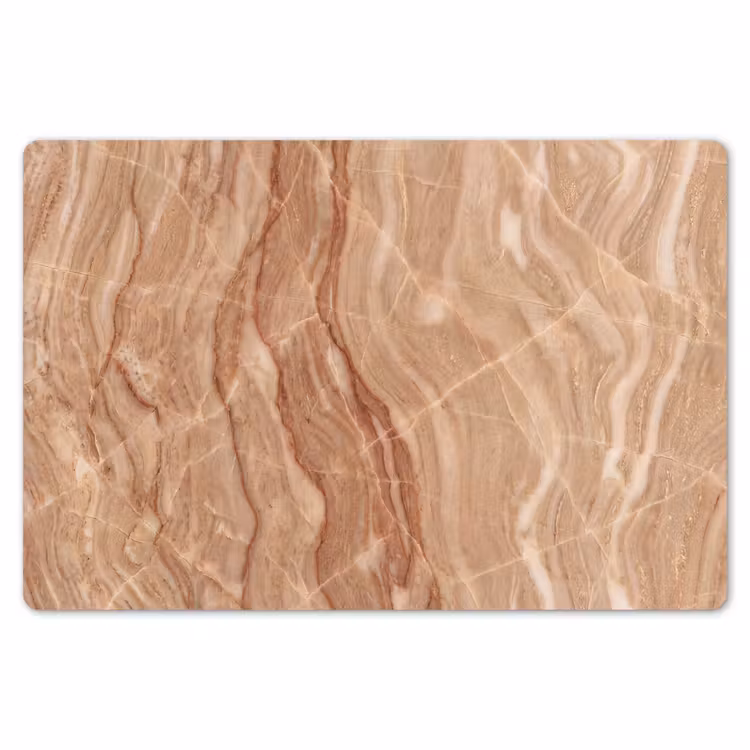 Placemat - 6 stuks - Marmer - Ader - Natuur - Abstract - Beige — 7