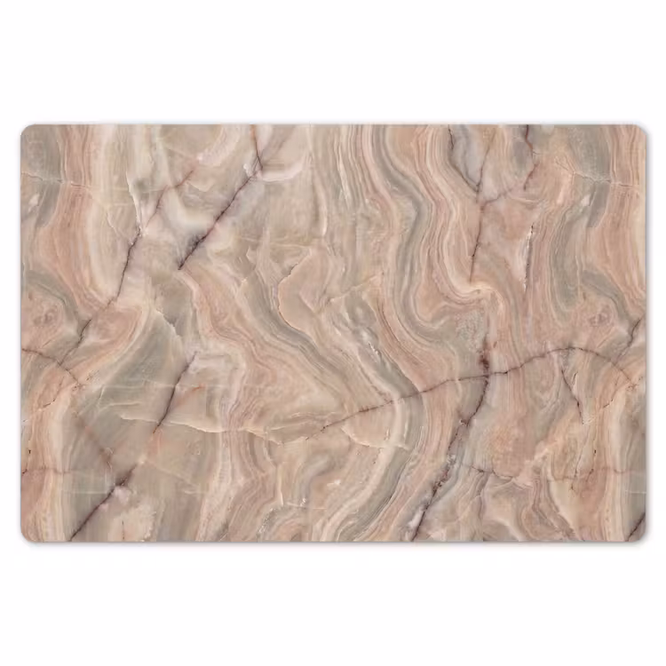 Placemat - 6 stuks - Marmer - Patroon - Abstract - Beige - Groen — 7