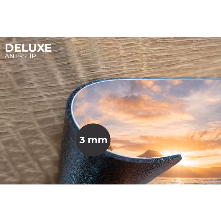 Placemat - 6 stuks - Zee - Berg - Landschap - Tropisch - Goud — 4