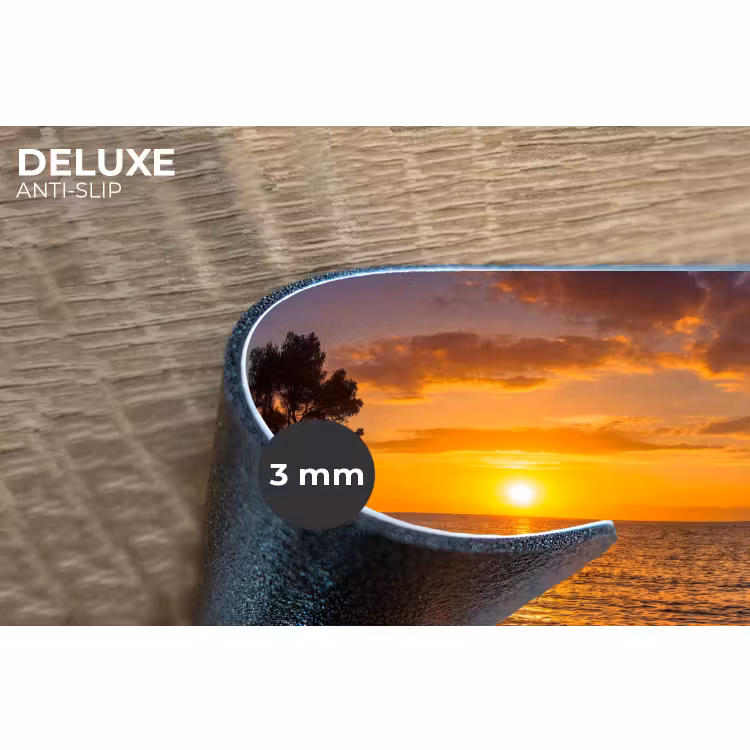 Placemat - 6 stuks - Zee - Kust - Zonsondergang - Natuur - Oranje — 4
