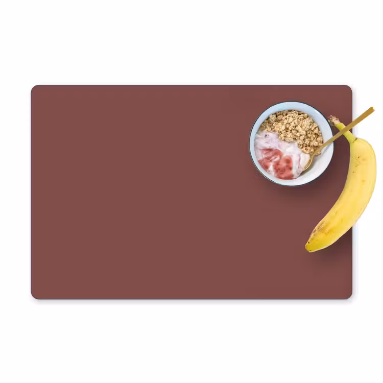 Placemat - 6 stuks - Muted - Raisin - Rood — 1
