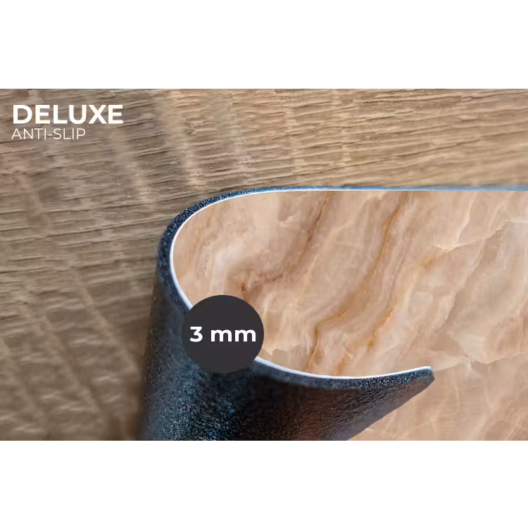 Placemat - 6 stuks - Steen - Ader - Natuur - Modern - Beige — 4