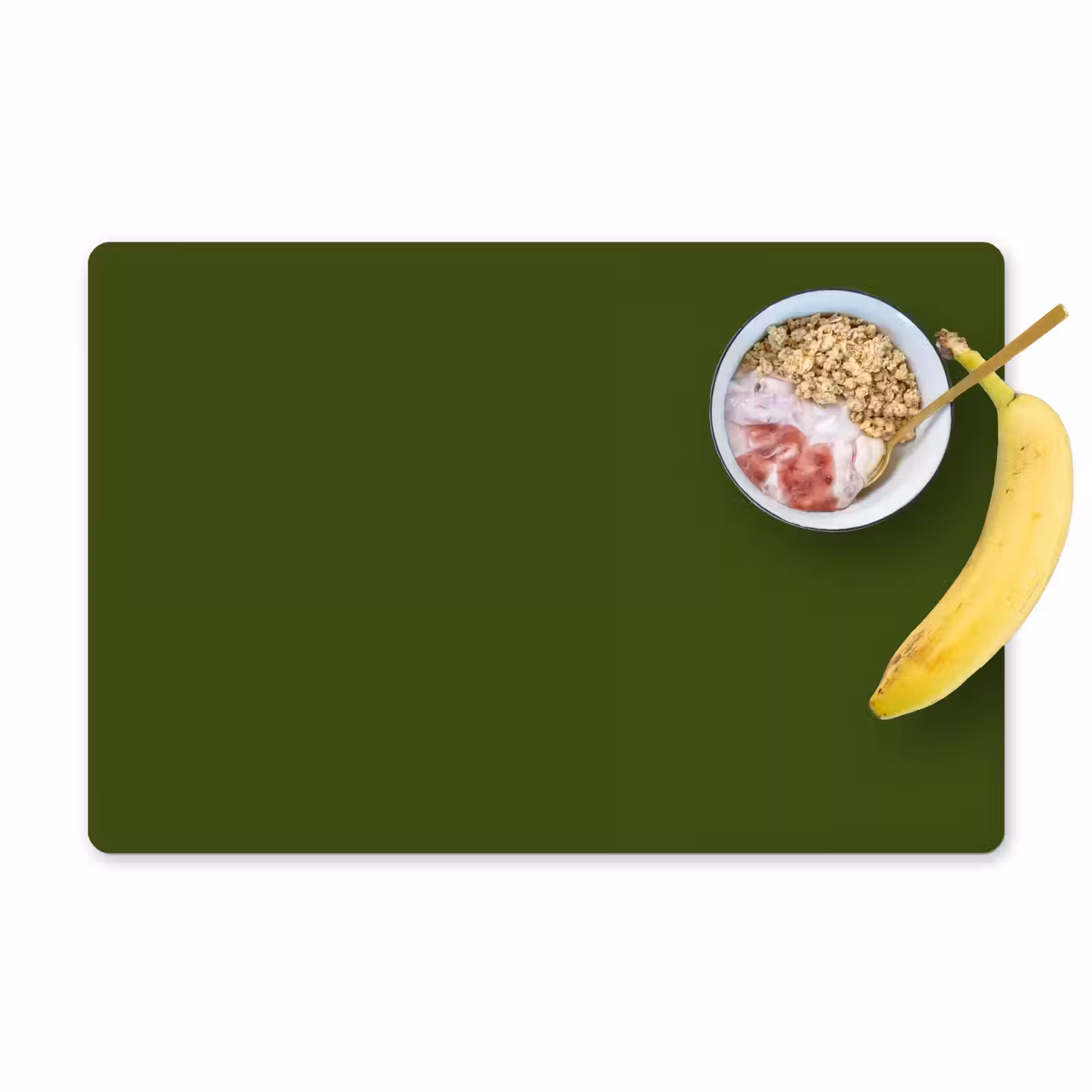 Placemat - 6 stuks - Olive - Drab - Groen — 1