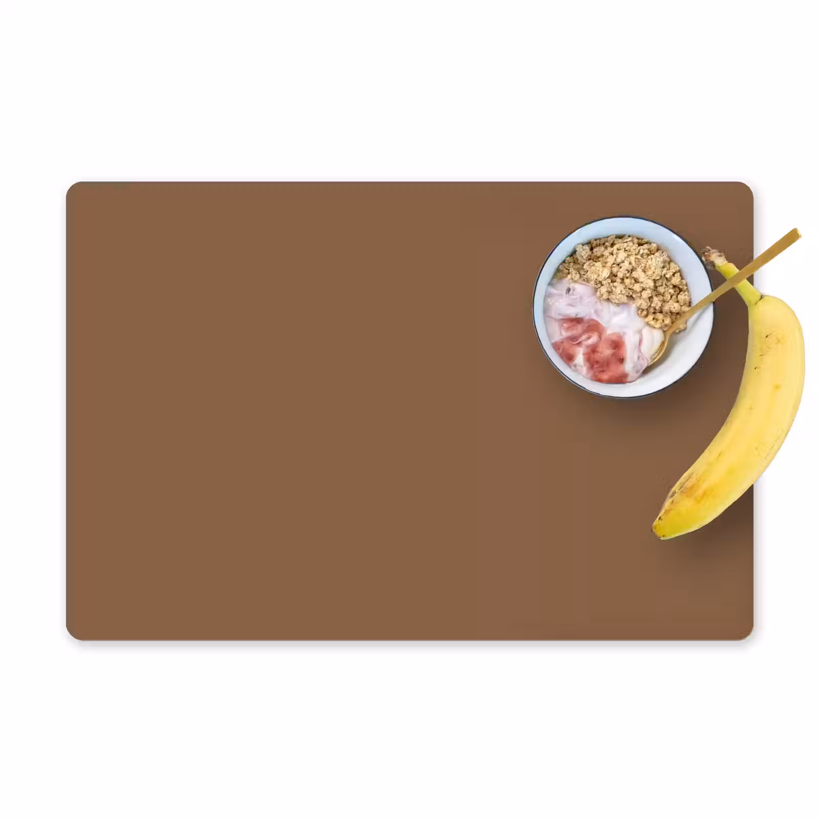 Placemat - 6 stuks - Soft - Walnut - Bruin — 1