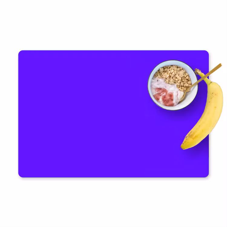 Placemat - 6 stuks - Electric - Indigo - Paars — 1