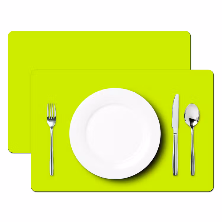 Placemat - 6 stuks - Electric - Lemon - Geel — 2