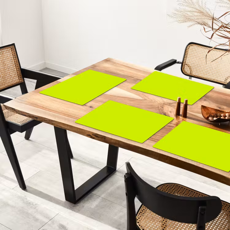 Placemat - 6 stuks - Electric - Lemon - Geel — 5